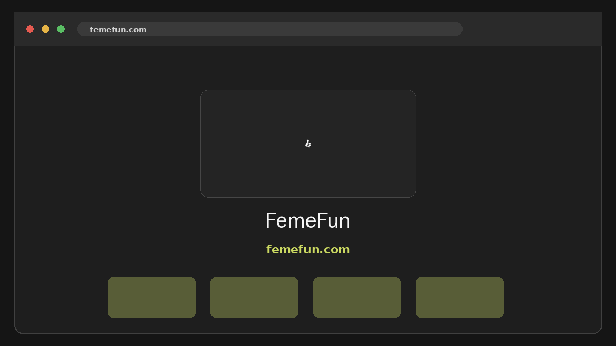 FemeFun · Predogled strani